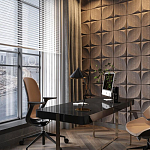 Гипсовая 3D панель с принтографией PM-22 варинант исполнения - 3 | Loft Concept в Ижевске