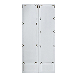 Зеркало-окно с эффектом старения в венецианском стиле Venetian White Mirror варинант исполнения - 2 | Loft Concept в Ижевске