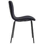 Стул черный с обивкой из велюра Black Archie Chair варинант исполнения - 1 | Loft Concept в Ижевске