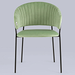 Стул в велюре фисташкового цвета Horizon варинант исполнения - 3 | Loft Concept в Ижевске