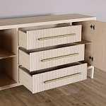 Буфет Primo с тремя ящиками и двумя фасадами Светлый дуб варинант исполнения - 5 | Loft Concept в Ижевске