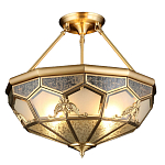 Люстра потолочная Leoni 2 в витражной технике варинант исполнения - 1 | Loft Concept в Ижевске