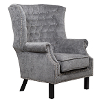 Кресло Charlie Armchair grey velour варинант исполнения - 1 | Loft Concept в Ижевске