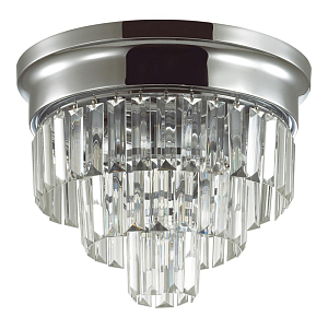 Хрустальная потолочная люстра Crystal Fountain Хром