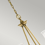 Люстра с прозрачными плафонами из пузырчатого стекла Kichler варинант исполнения - 5 | Loft Concept в Ижевске