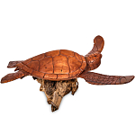 Статуэтка деревянная в виде морской черепахи Marine Reptiles варинант исполнения - 2 | Loft Concept в Ижевске