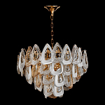 Люстра с многослойными белыми и прозрачными подвесками Character Chandelier варинант исполнения - 1 | Loft Concept в Ижевске