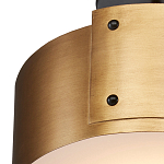 Потолочный светильник круглый светодиодный Semicircular Gold Panels старинная латунь варинант исполнения - 1 | Loft Concept в Ижевске