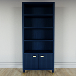 Книжный Стеллаж Elsa Dreams Blue с задней стенкой варинант исполнения - 5 | Loft Concept в Ижевске