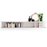 Дизайнерская подвесная полка Gio Ponti D.355.1 - D.355.2 Hanging Bookcase варинант исполнения - 1 | Loft Concept в Ижевске