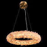 Люстра кольцевая с частичками натурального горного хрусталя Crystal Shimmer варинант исполнения - 1 | Loft Concept в Ижевске