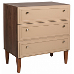 Комод бежевый из массива бука с 3-мя ящиками Wenge Light варинант исполнения - 1 | Loft Concept в Ижевске