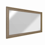 Зеркало прямоугольное с классической деревянной рамой Flowchart варинант исполнения - 1 | Loft Concept в Ижевске