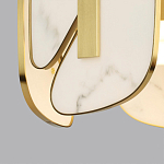 Люстра с мраморными вставками Marble Plates варинант исполнения - 4 | Loft Concept в Ижевске