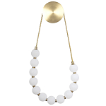 Настенный светильник с плафонами в виде шаров из акрила Pearls Suspension Brass Wall Lamp варинант исполнения - 1 | Loft Concept в Ижевске