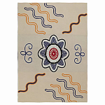 Плед хлопковый по мотивам эвенских орнаментов Ural and Siberian Patterns варинант исполнения - 1 | Loft Concept в Ижевске