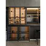 Кухонный гарнитур из массива дуба и камня Ratio Dada Engenereed варинант исполнения - 2 | Loft Concept в Ижевске