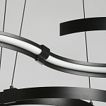 Люстра подвесная светодиодная в виде волнообразной ленты Ribbon Vortex варинант исполнения - 5 | Loft Concept в Ижевске