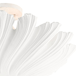 Потолочный светильник белый с рельефным абажуром Feminine Shape варинант исполнения - 1 | Loft Concept в Ижевске