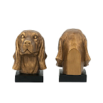 Держатель для книг с бронзовыми фигурками головы собаки Dog Elegance  варинант исполнения - 3 | Loft Concept в Ижевске