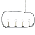 Люстра линейная в овальной раме Traditional Clean Lines варинант исполнения - 2 | Loft Concept в Ижевске