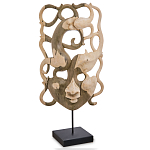 Маска ручной работы деревянная резная Roots Мask варинант исполнения - 1 | Loft Concept в Ижевске