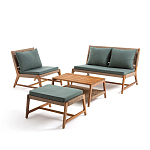 Садовый 2-х местный диван с каркасом из акации Green варинант исполнения - 4 | Loft Concept в Ижевске