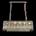 Люстра овальная с хрустальными подвесками Roul Crystal Light варинант исполнения - 1 | Loft Concept в Ижевске