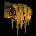 Бра с перфорированными металлическими дугами и цепочками 22 см Atlantis Chain варинант исполнения - 2 | Loft Concept в Ижевске