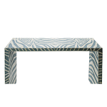Консоль Дизайнерская Kenya Console ZEBRA Bone Inlay blue варинант исполнения - 2 | Loft Concept в Ижевске