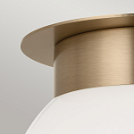 Потолочный светильник с белым матовым шарообразным плафоном Kichler варинант исполнения - 2 | Loft Concept в Ижевске