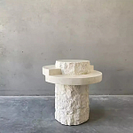 Дизайнерский журнальный стол цилиндрической формы фактурный Mylepen варинант исполнения - 1 | Loft Concept в Ижевске