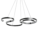 Люстра подвесная светодиодная в виде волнообразной ленты Ribbon Vortex варинант исполнения - 1 | Loft Concept в Ижевске