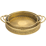 Поднос железный Gold Mesh варинант исполнения - 1 | Loft Concept в Ижевске