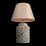 Настольная лампа цилиндрическая с цветочной росписью Lamp Flower Painting варинант исполнения - 5 | Loft Concept в Ижевске
