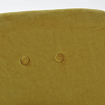 Кресло велюровое горчичного цвета Diaspro Mustard Armchair варинант исполнения - 5 | Loft Concept в Ижевске