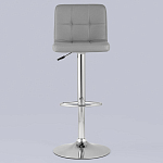 Барный стул с сиденьем серого цвета Honory варинант исполнения - 3 | Loft Concept в Ижевске