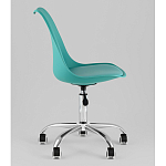 Офисный стул на металлическом основании EGGERY Blue пластик варинант исполнения - 4 | Loft Concept в Ижевске