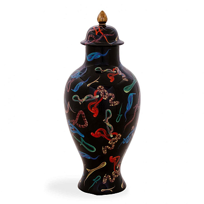 Ваза Seletti Vase Snakes Toiletpaper Ваза Seletti Vase Snakes Toiletpaper