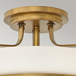 Потолочный светильник с круглым матовым белым плафоном Hinkley варинант исполнения - 2 | Loft Concept в Ижевске