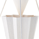 Люстра светодиодная белая геометрической формы с рифленым плафоном White Geometric Lamps варинант исполнения - 2 | Loft Concept в Ижевске