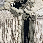 Панно ручная работа Черно-Белый Природный Орнамент  варинант исполнения - 2 | Loft Concept в Ижевске