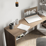 Письменный стол прямоугольный с полочкой под столешницей EcoComb варинант исполнения - 3 | Loft Concept в Ижевске