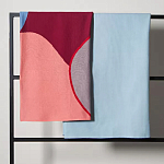 Плед из хлопка с абстрактным принтом Elysian Flow Ember варинант исполнения - 6 | Loft Concept в Ижевске