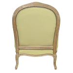 Кресло Ava Classical Armchair green striped flax варинант исполнения - 2 | Loft Concept в Ижевске