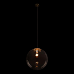 Подвесной светильник со стеклянным прозрачным плафоном в форме шара и золотыми металлическим акцентами 30 ClassiCon варинант исполнения - 3 | Loft Concept в Ижевске