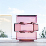 Стол журнальный в форме кубов Acrylic Furniture Lumina Crimson Clarity варинант исполнения - 9 | Loft Concept в Ижевске