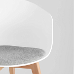 Стул из пластика с мягким сиденьем Eames варинант исполнения - 6 | Loft Concept в Ижевске