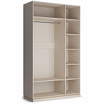 Шкаф 3-х дверный с зеркальными дверями Satin Furniture варинант исполнения - 2 | Loft Concept в Ижевске