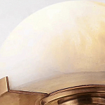 Бра с 2-мя мраморными плафонами на латунном корпусе Light Warm Light варинант исполнения - 2 | Loft Concept в Ижевске